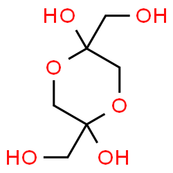 ChemSpider 2D Image | 1,3-Dihydroxyacetone Dimer | C6H12O6