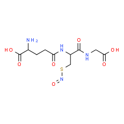 ChemSpider 2D Image | S-Nitrosoglutathione | C10H16N4O7S