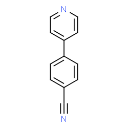 ChemSpider 2D Image | 4-(4-Pyridinyl)benzonitrile | C12H8N2