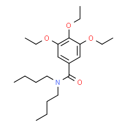 ChemSpider 2D Image | N,N-Dibutyl-3,4,5-triethoxybenzamide | C21H35NO4