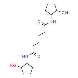 ChemSpider 2D Image | N,N'-Bis(2-hydroxycyclopentyl)hexanediamide | C16H28N2O4