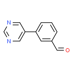 ChemSpider 2D Image | 3-PYRIMIDIN-5-YLBENZALDEHYDE | C11H8N2O