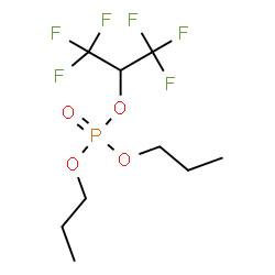 ChemSpider 2D Image | 1,1,1,3,3,3-Hexafluoro-2-propanyl dipropyl phosphate | C9H15F6O4P