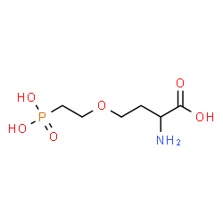 ChemSpider 2D Image | O-(2-Phosphonoethyl)homoserine | C6H14NO6P