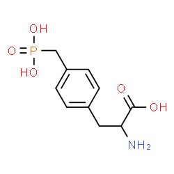 ChemSpider 2D Image | 4-Phosphonomethyl-DL-Phenylalanine | C10H14NO5P