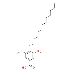 ChemSpider 2D Image | 4-(Dodecyloxy)-3,5-dimethoxybenzoic acid | C21H34O5