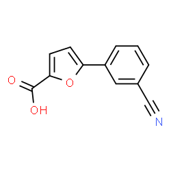 ChemSpider 2D Image | 5-(3-Cyanophenyl)-2-furoic acid | C12H7NO3