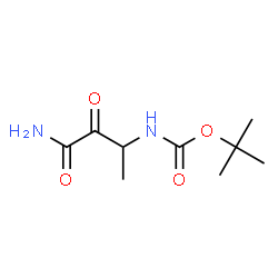 ChemSpider 2D Image | tert-Butyl 3-amino-1-methyl-2,3-dioxopropylcarbamate | C9H16N2O4