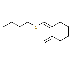 ChemSpider 2D Image | (1Z)-1-[(Butylsulfanyl)methylene]-3-methyl-2-methylenecyclohexane | C13H22S