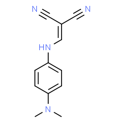 ChemSpider 2D Image | ({[4-(Dimethylamino)phenyl]amino}methylene)malononitrile | C12H12N4
