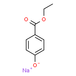 ChemSpider 2D Image | Sodium ethyl p-hydroxybenzoate | C9H9NaO3