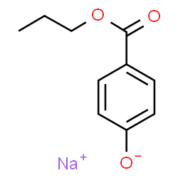 ChemSpider 2D Image | Propylparaben sodium | C10H11NaO3