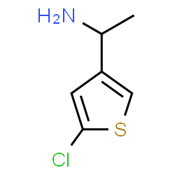 ChemSpider 2D Image | 1-(5-Chloro-3-thienyl)ethanamine | C6H8ClNS