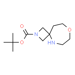 ChemSpider 2D Image | 2-Boc-8-oxa-2,5-diaza-spiro[3.6]decane | C12H22N2O3