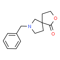 ChemSpider 2D Image | 7-Benzyl-2-oxa-7-azaspiro[4.4]nonan-1-one | C14H17NO2
