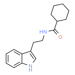 ChemSpider 2D Image | N-(2-(1H-Indol-3-yl)ethyl)cyclohexanecarboxamide | C17H22N2O