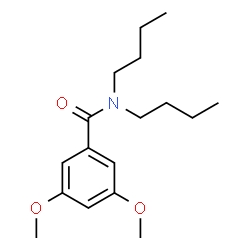 ChemSpider 2D Image | N,N-Dibutyl-3,5-dimethoxybenzamide | C17H27NO3