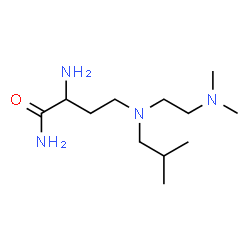 ChemSpider 2D Image | 2-Amino-4-{[2-(dimethylamino)ethyl](isobutyl)amino}butanamide | C12H28N4O