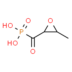 ChemSpider 2D Image | (3-Methyloxiran-2-yl)carbonylphosphonic acid | C4H7O5P