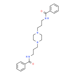 ChemSpider 2D Image | N,N'-(1,4-Piperazinediyldi-3,1-propanediyl)dibenzamide | C24H32N4O2