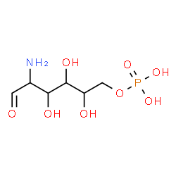 ChemSpider 2D Image | 2-Amino-2-deoxy-6-O-phosphonohexose | C6H14NO8P