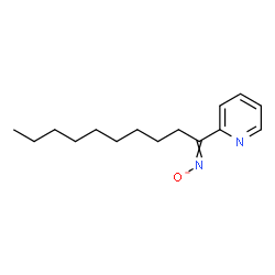 ChemSpider 2D Image | {[1-(2-Pyridinyl)decylidene]amino}oxidanide | C15H23N2O