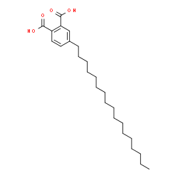 ChemSpider 2D Image | 4-Heptadecylphthalic acid | C25H40O4