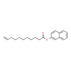 ChemSpider 2D Image | 2-Naphthyl 10-undecenoate | C21H26O2