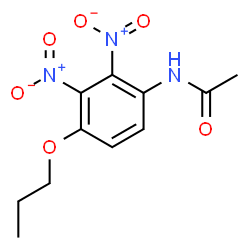 ChemSpider 2D Image | N-(2,3-Dinitro-4-propoxyphenyl)acetamide | C11H13N3O6
