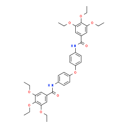 ChemSpider 2D Image | N,N'-(Oxydi-4,1-phenylene)bis(3,4,5-triethoxybenzamide) | C38H44N2O9