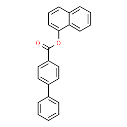 ChemSpider 2D Image | 1-Naphthyl 4-biphenylcarboxylate | C23H16O2