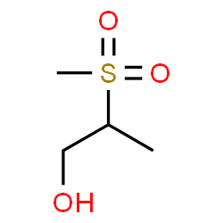 ChemSpider 2D Image | 2-(Methylsulfonyl)-1-propanol | C4H10O3S