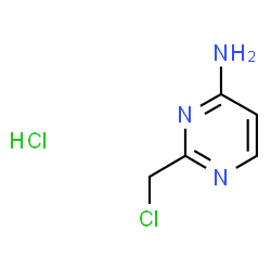 ChemSpider 2D Image | 2-(chloromethyl)pyrimidin-4-amine hydrochloride | C5H7Cl2N3