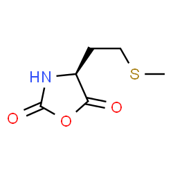 ChemSpider 2D Image | (4S)-4-[2-(Methylsulfanyl)ethyl]-1,3-oxazolidine-2,5-dione | C6H9NO3S
