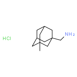 ChemSpider 2D Image | 1-(3-Methyladamantan-1-yl)methanamine hydrochloride (1:1) | C12H22ClN