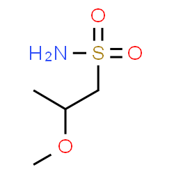 ChemSpider 2D Image | 2-Methoxy-1-propanesulfonamide | C4H11NO3S