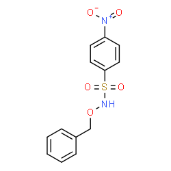ChemSpider 2D Image | N-(Benzyloxy)-4-nitrobenzenesulfonamide | C13H12N2O5S