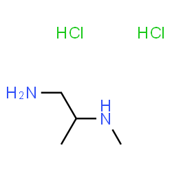 ChemSpider 2D Image | N~2~-Methyl-1,2-propanediamine dihydrochloride | C4H14Cl2N2