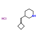 InChI=1/C10H17N.ClH/c1-3-9(4-1)7-10-5-2-6-11-8-10;/h7,10-11H,1-6,8H2;1H