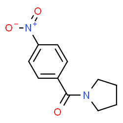 ChemSpider 2D Image | (4-Nitrophenyl)(1-pyrrolidinyl)methanone | C11H12N2O3