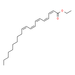 ChemSpider 2D Image | Ethyl (2Z,4Z,6Z,8Z,10Z)-2,4,6,8,10-icosapentaenoate | C22H34O2
