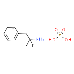ChemSpider 2D Image | 1-Phenyl-2-(2-~2~H)propanamine sulfate (1:1) | C9H14DNO4S