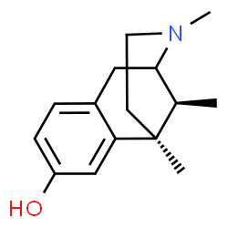ChemSpider 2D Image | (1S,13S)-1,10,13-Trimethyl-10-azatricyclo[7.3.1.0~2,7~]trideca-2,4,6-trien-4-ol | C15H21NO
