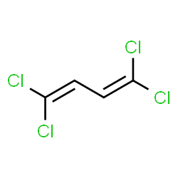 ChemSpider 2D Image | 1,1,4,4-Tetrachlorobutadiene | C4H2Cl4