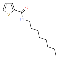 ChemSpider 2D Image | N-Octyl-2-thiophenecarboxamide | C13H21NOS