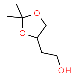 ChemSpider 2D Image | 2,2-dimethyl-1,3-dioxolane-4-ethanol | C7H14O3