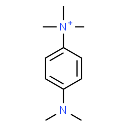 ChemSpider 2D Image | 4-(Dimethylamino)-N,N,N-trimethylanilinium | C11H19N2