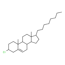ChemSpider 2D Image | 3-Chloro-10,13-dimethyl-17-octyl-2,3,4,7,8,9,10,11,12,13,14,15,16,17-tetradecahydro-1H-cyclopenta[a]phenanthrene | C27H45Cl