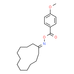 ChemSpider 2D Image | [(Cyclododecylideneamino)oxy](4-methoxyphenyl)methanone | C20H29NO3