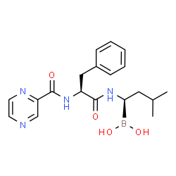 ChemSpider 2D Image | Bortezomib | C19H25BN4O4